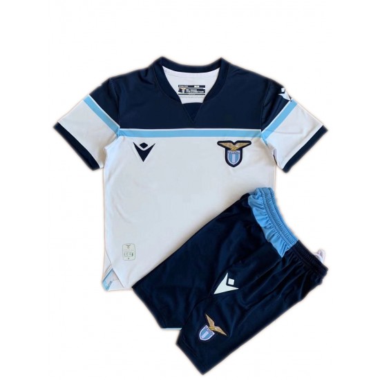 Camisola SS Lazio Criança Equipamento Segundo 2021-2022 Manga Curta